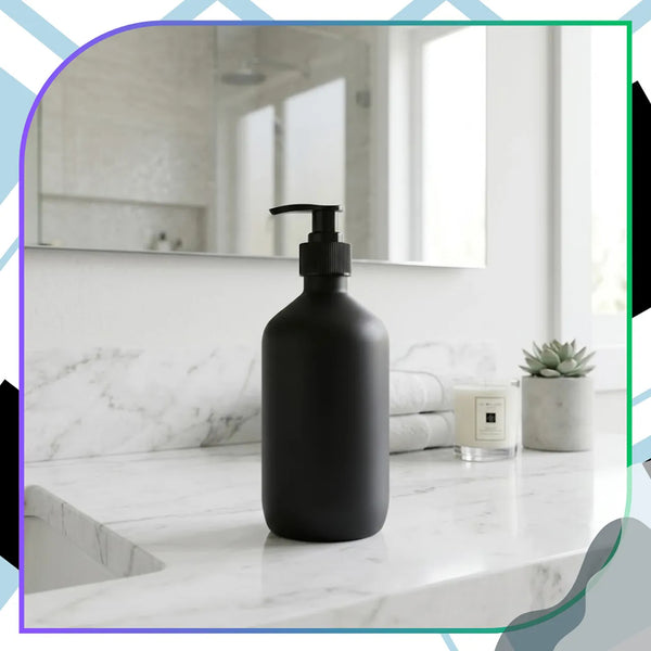 Skysto muilo dozatorius juodas matinis 300 ml E32
