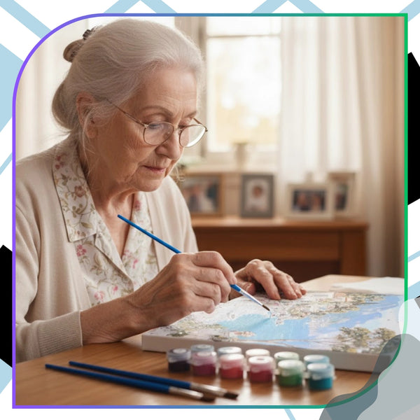 Tapyba pagal numerius su rėmu 40 x 50 cm TP16