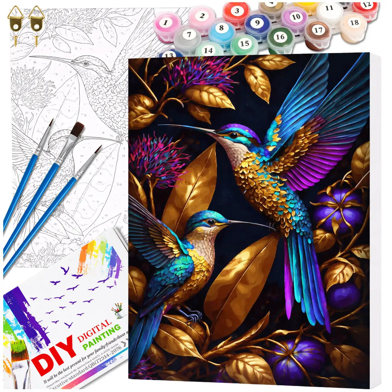 Tapyba pagal numerius su rėmu 40 x 50 cm TP43