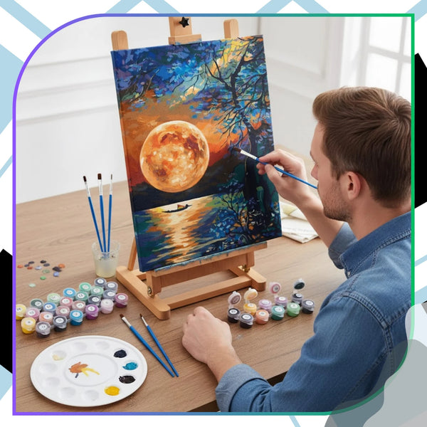 Tapyba pagal numerius su rėmu 40 x 50 cm TP5