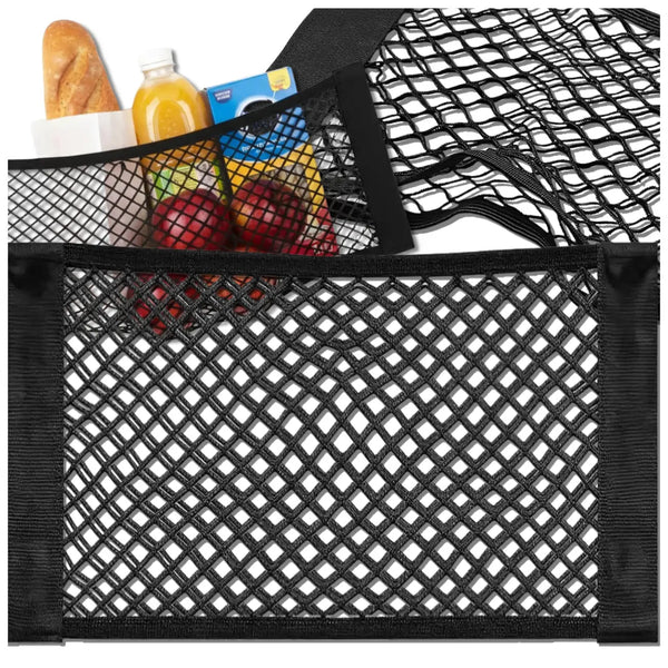 Elastinis bagažinės tinklelis juodas 40×25 cm A304
