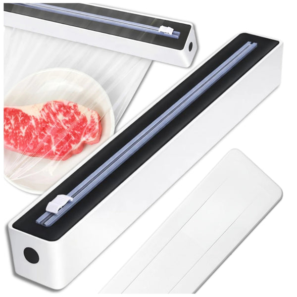 Virtuvinis plėvelės dozatorius balta-juoda 31 cm H153