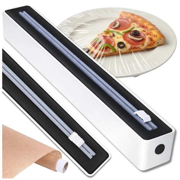 Virtuvinis plėvelės dozatorius balta-juoda 31 cm H153