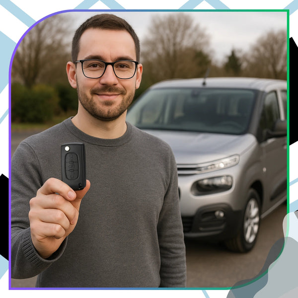 3 mygtukų raktelio korpusas Peugeot/Citroen A290