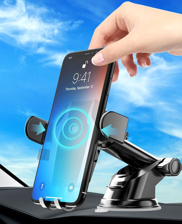 Teleskopinis automobilinis telefono laikiklis A6