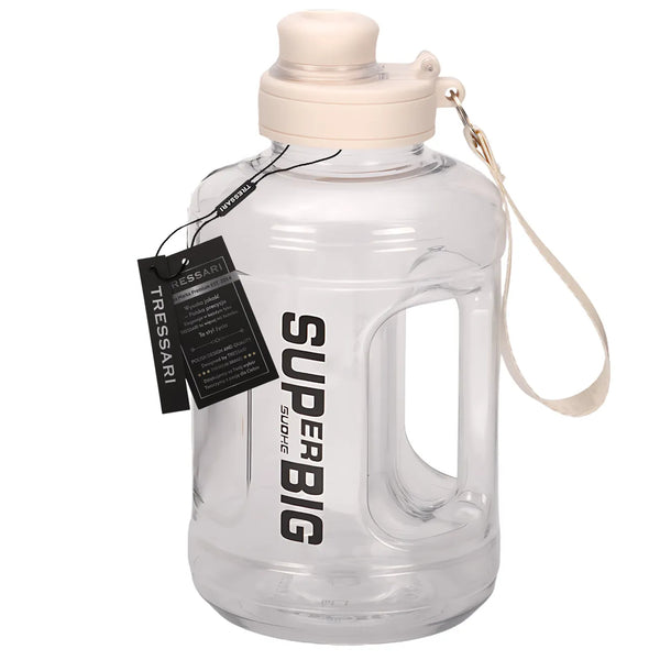 Sportinis gertuvė balta Tritan 1600 ml TRESSARI G30