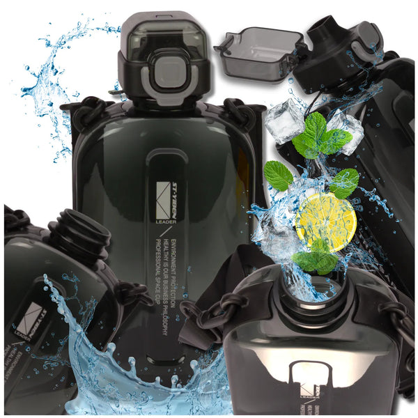 Sportinė gertuvė juoda PC 750 ml TRESSARI G31