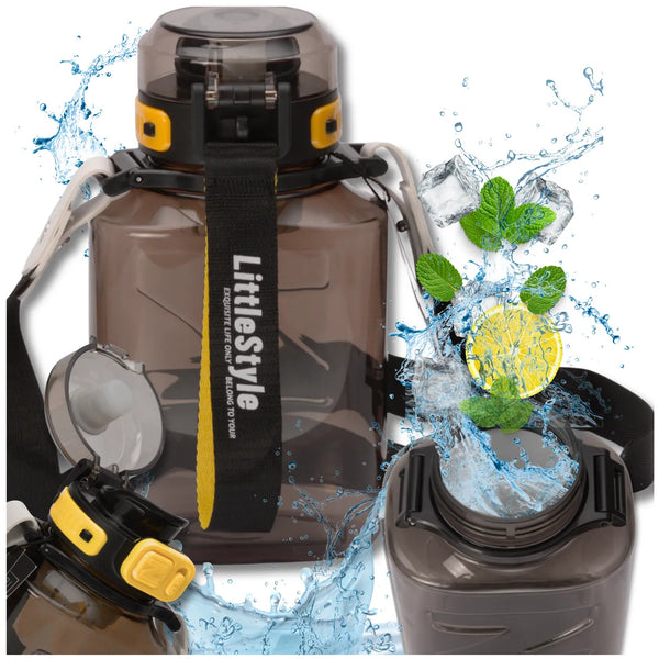 Sportinis vandens butelis juodas Tritan 920 ml TRESSARI G32