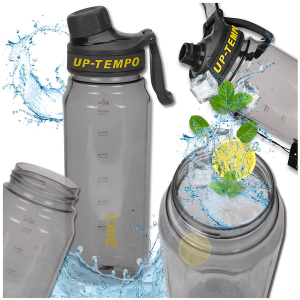 Sportinė gertuvė juoda Tritan 860 ml TRESSARI G9