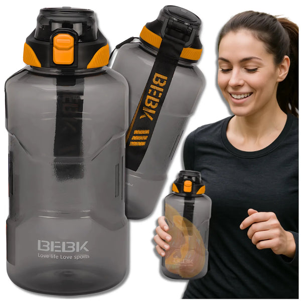 Sportinė gertuvė juoda Tritan 1500 ml TRESSARI G11