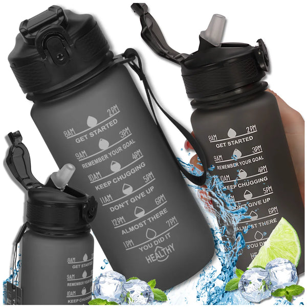 Sportinė gertuvė juoda Tritan TRESSARI 600 ml G20