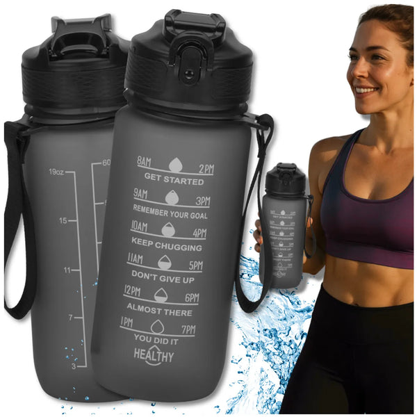 Sportinė gertuvė juoda Tritan TRESSARI 600 ml G20
