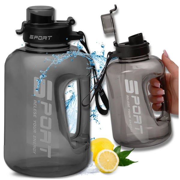Sportinis vandens butelis juodas PC 1700 ml TRESSARI G26