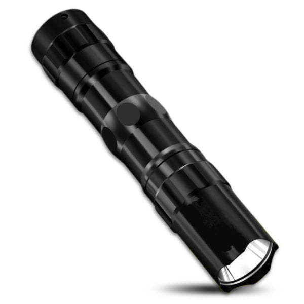 Mini LED žibintuvėlis, juodas, aliuminis Z8