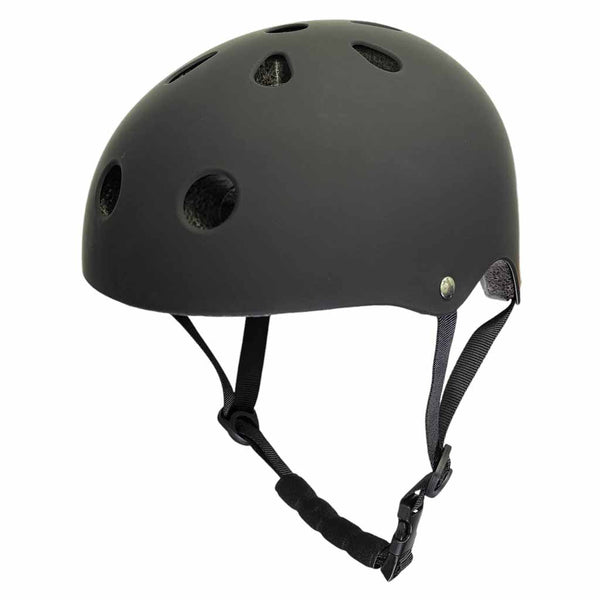 Vaikiškas reguliuojamas dviratininko šalmas Trike Fix su LED, M (55–58 cm), juodas