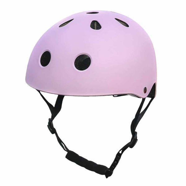 Vaikiškas reguliuojamas dviratininko šalmas Trike Fix su LED, M (55–58 cm), violetinis