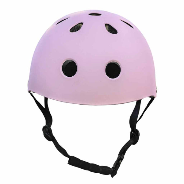Vaikiškas reguliuojamas dviratininko šalmas Trike Fix su LED, M (55–58 cm), violetinis
