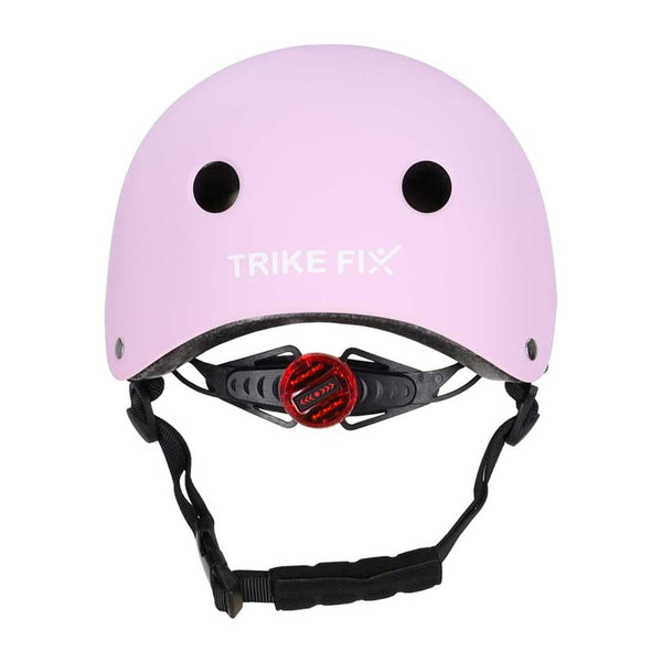 Vaikiškas reguliuojamas dviratininko šalmas Trike Fix su LED, M (55–58 cm), violetinis