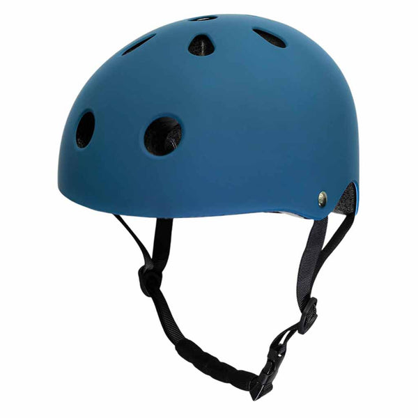 Vaikiškas reguliuojamas dviratininko šalmas Trike Fix su LED, M (55–58 cm), tamsiai mėlynas
