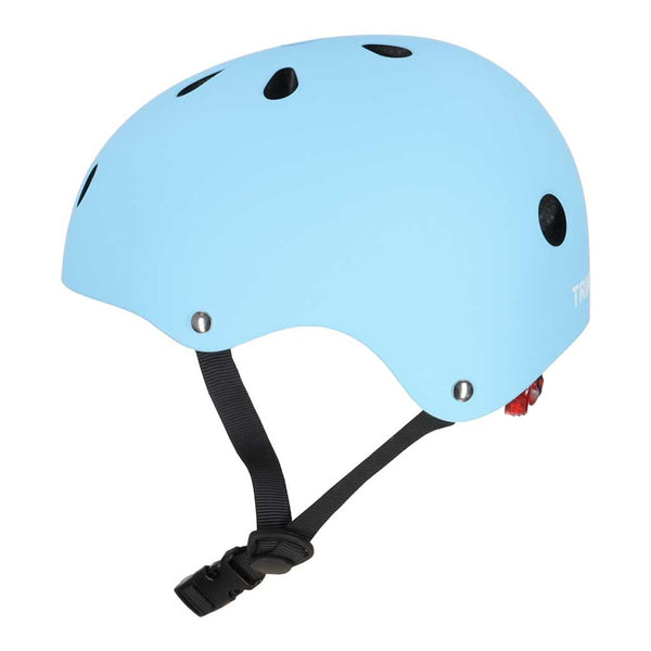Vaikiškas reguliuojamas dviratininko šalmas Trike Fix su LED, M (55–58 cm), mėlynas