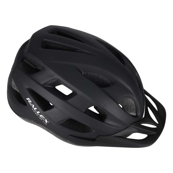 RALLEX reguliuojamas dviračio šalmas moterims ir vyrams, juodas, L (58–62 cm) O3