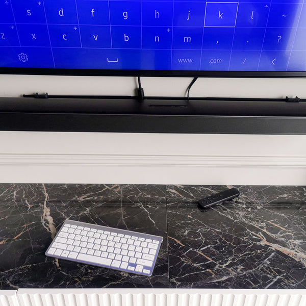 Sidabrinė belaidė „Smart TV“ klaviatūra M11