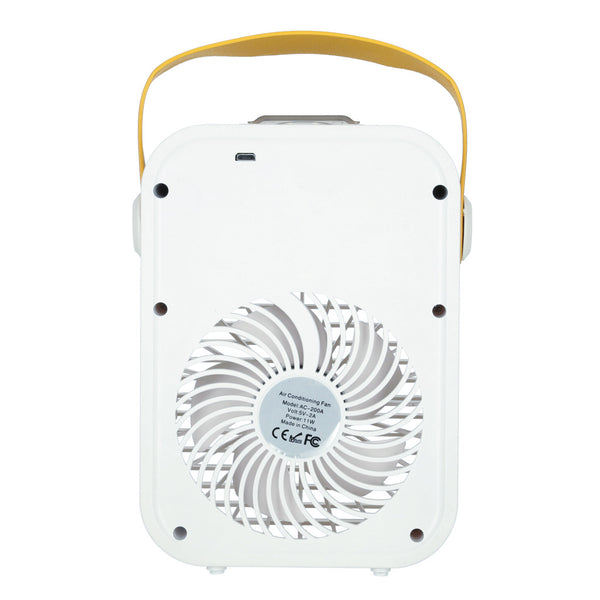 Nešiojamas stalo oro vėsintuvas 3in1 su vandeniu, USB, LED N56