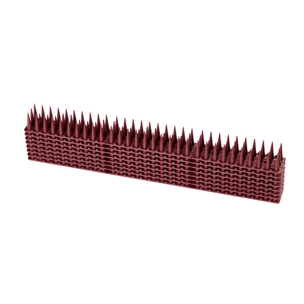 Plastikinė tanki ruda paukščių atbaidymo juosta (spygliukai), 8 vnt., 43 cm I22