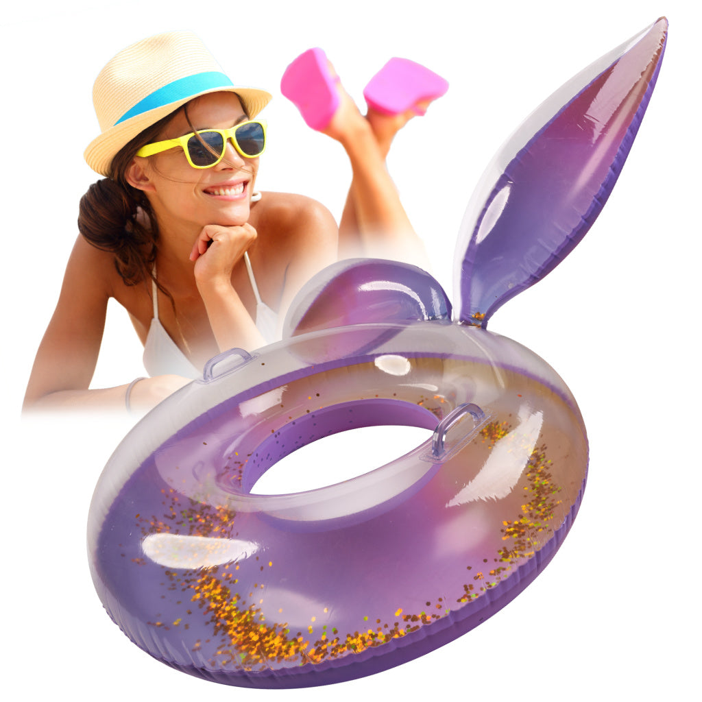Pripučiamas plaukimo ratas „Undinėlė“ su blizgučiais „Galaxy“ 94 cm XXL (iki 60 kg) PA32