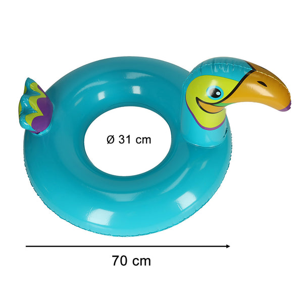 Plaukimo pripučiamas ratas „Tukanas“ 70 cm (iki 40 kg) PA33