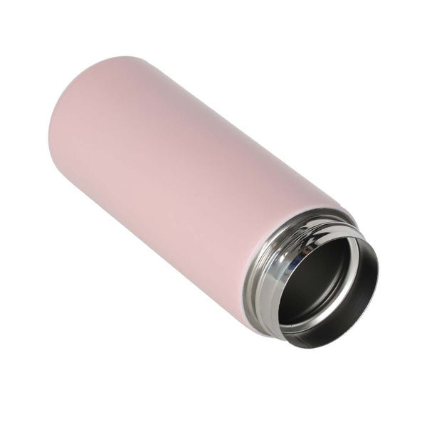 Termo puodelis su snapeliu ir LED ekranu, 350 ml, rožinis N114