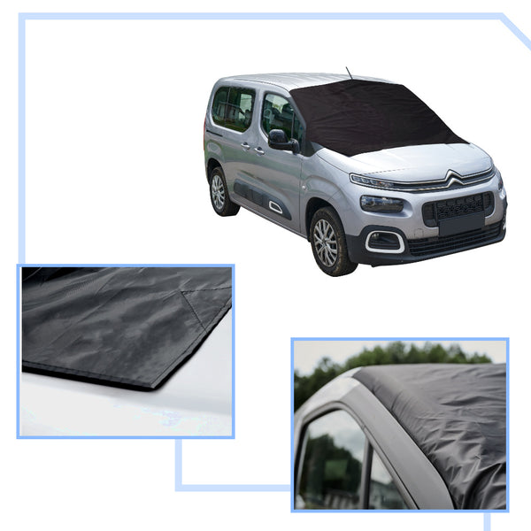 Magnetinis automobilio priekinio stiklo uždangalas nuo šalčio ir saulės M48