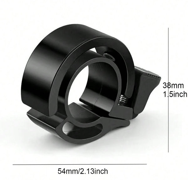Metalinis juodas dviračio/paspirtuko skambutis D29