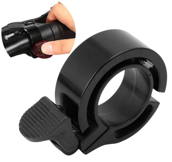 Metalinis juodas dviračio/paspirtuko skambutis D29