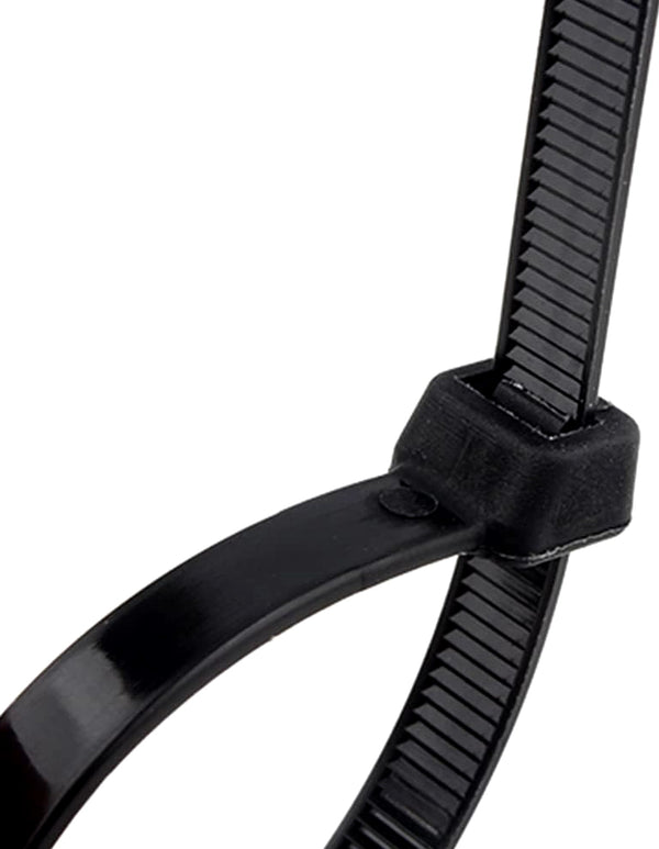 Kabelių užveržimo dirželiai juodi 100 vnt. 100x2,5 mm A24