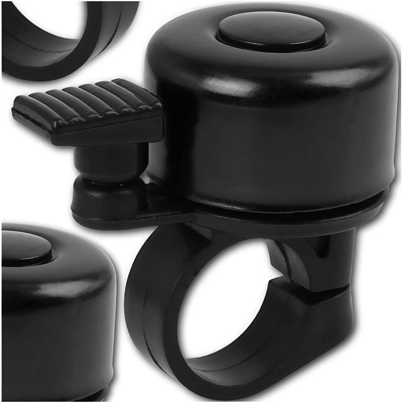 Metalinis garsus dviračio skambutis ant vairo D26