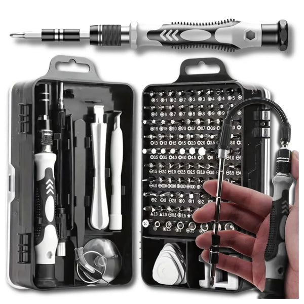Precizinių atsuktuvų rinkinys 115in1 CR-V TORX A66