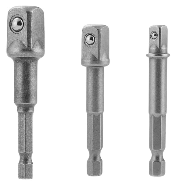 3 vnt. antgalių adapterių rinkinys HEX 1/4" A71