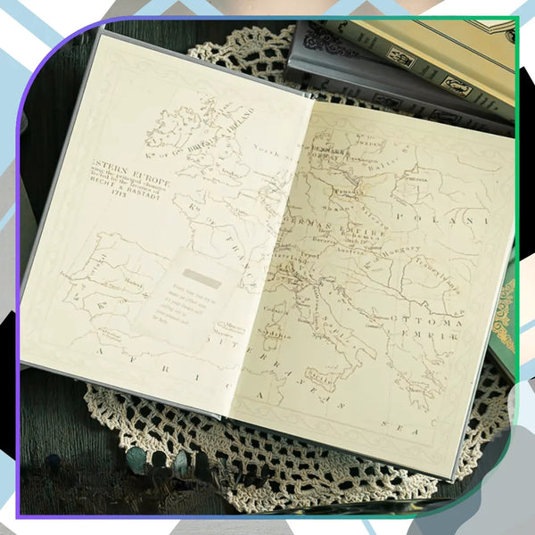Pilkas retro užrašų planuoklis, 160 lapų M47