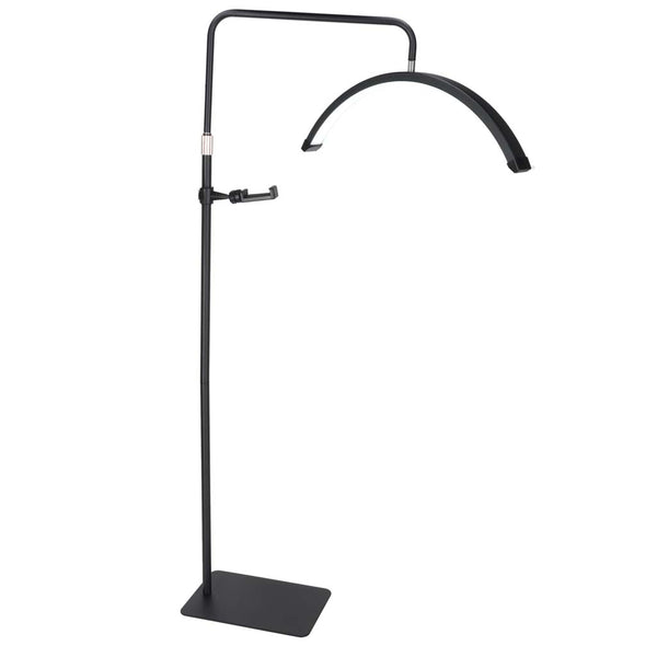 LED lempa blakstienų priauginimui 36 W, reguliuojama, bešešėlinė, lanko formos, juoda R13