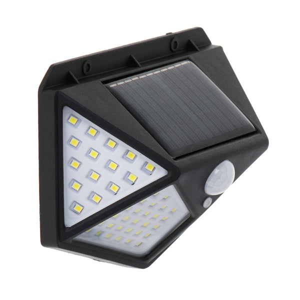Saulės lempa su judesio ir sutemų jutikliu, 100 LED N15