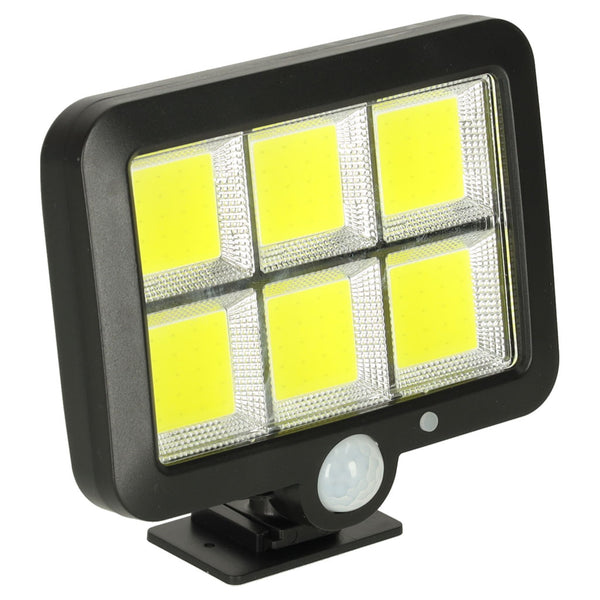 Saulės lempa su judesio ir sutemų jutikliu, 120 LED