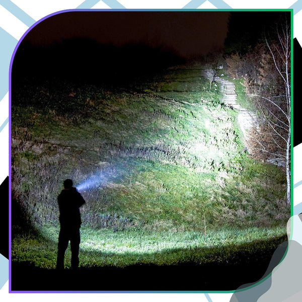 LED taktiniai žibintuvėliai x4 + antgalių adapteriai x3 Z6