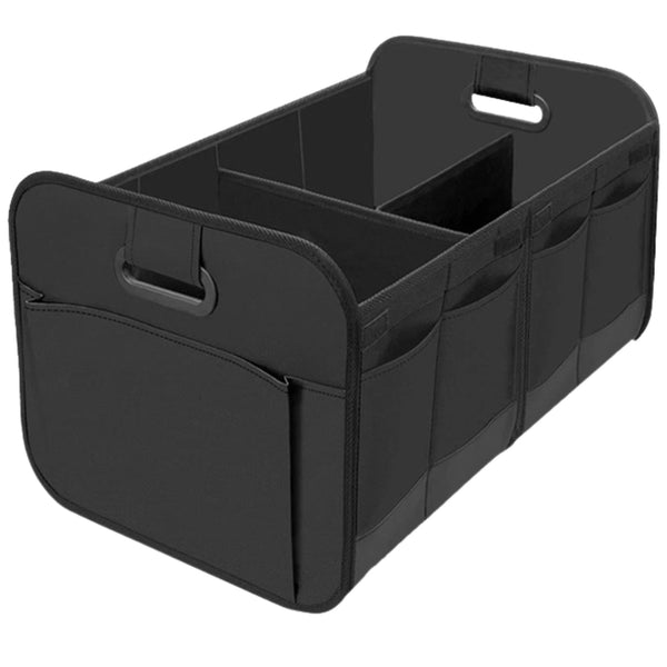 Sulankstomas bagažinės organizatorius, juodas, 58×37×32 cm A225