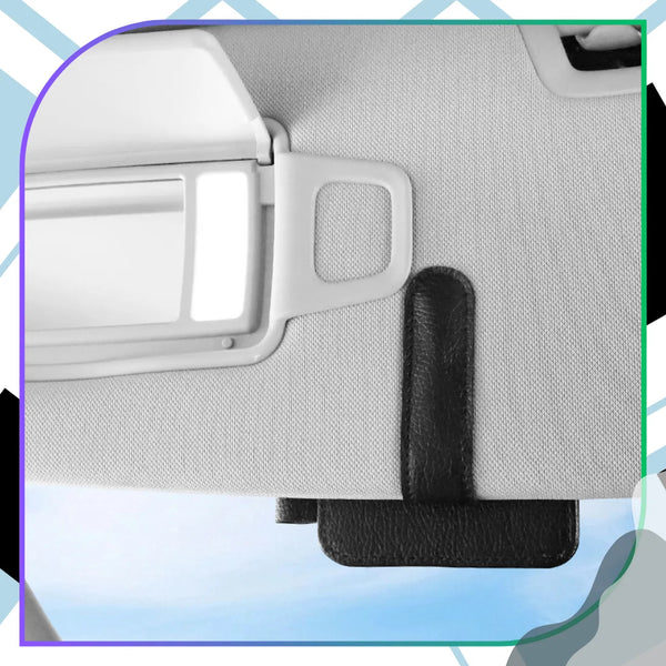 Mini automobilio organizatorius, juodas, eko oda A229