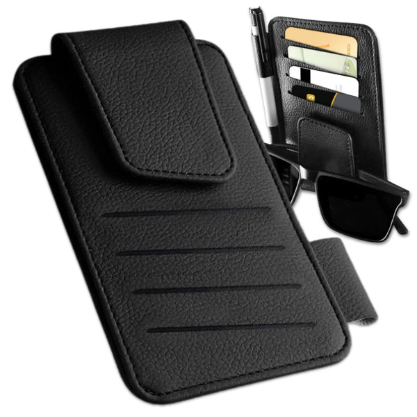 Mini automobilio organizatorius, juodas, eko oda A229
