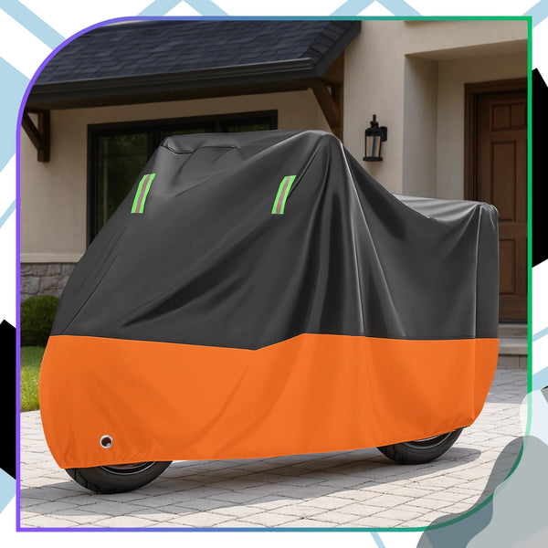 Vandeniui atsparus uždangalas motociklui XL 230x90x125 D67