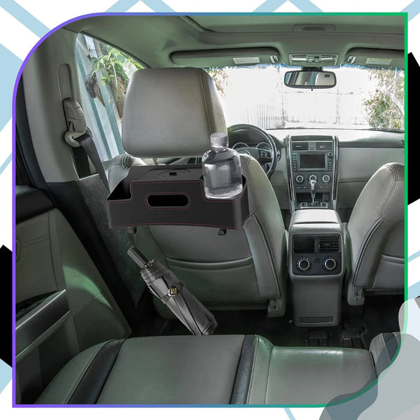 Automobilio sėdynės atlošo organizatorius, juodas A157
