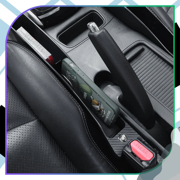 Automobilinis organizatorius juodas tarp sėdynių A155
