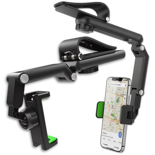 Automobilinis telefono laikiklis skydeliui 1080° A184